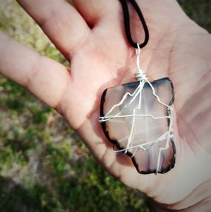 Black agate necklace